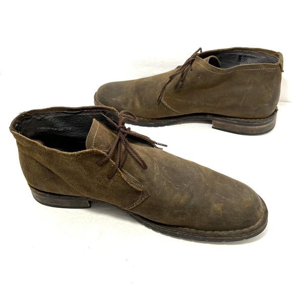 John Varvatos USA Mens Suede Chukka Boots Size 11 Brown